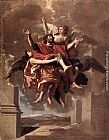 Nicolas Poussin Canvas Paintings - The Ecstasy of St Paul